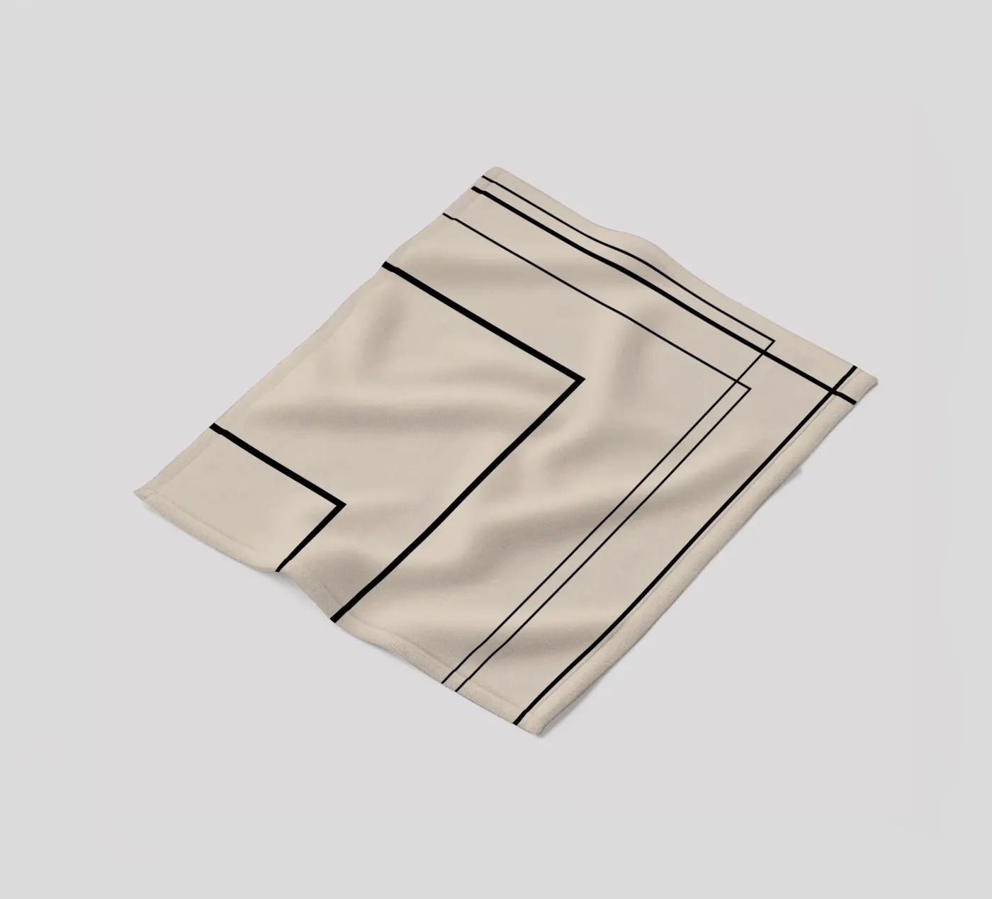 Lines Fleecedecke von Art by VSL