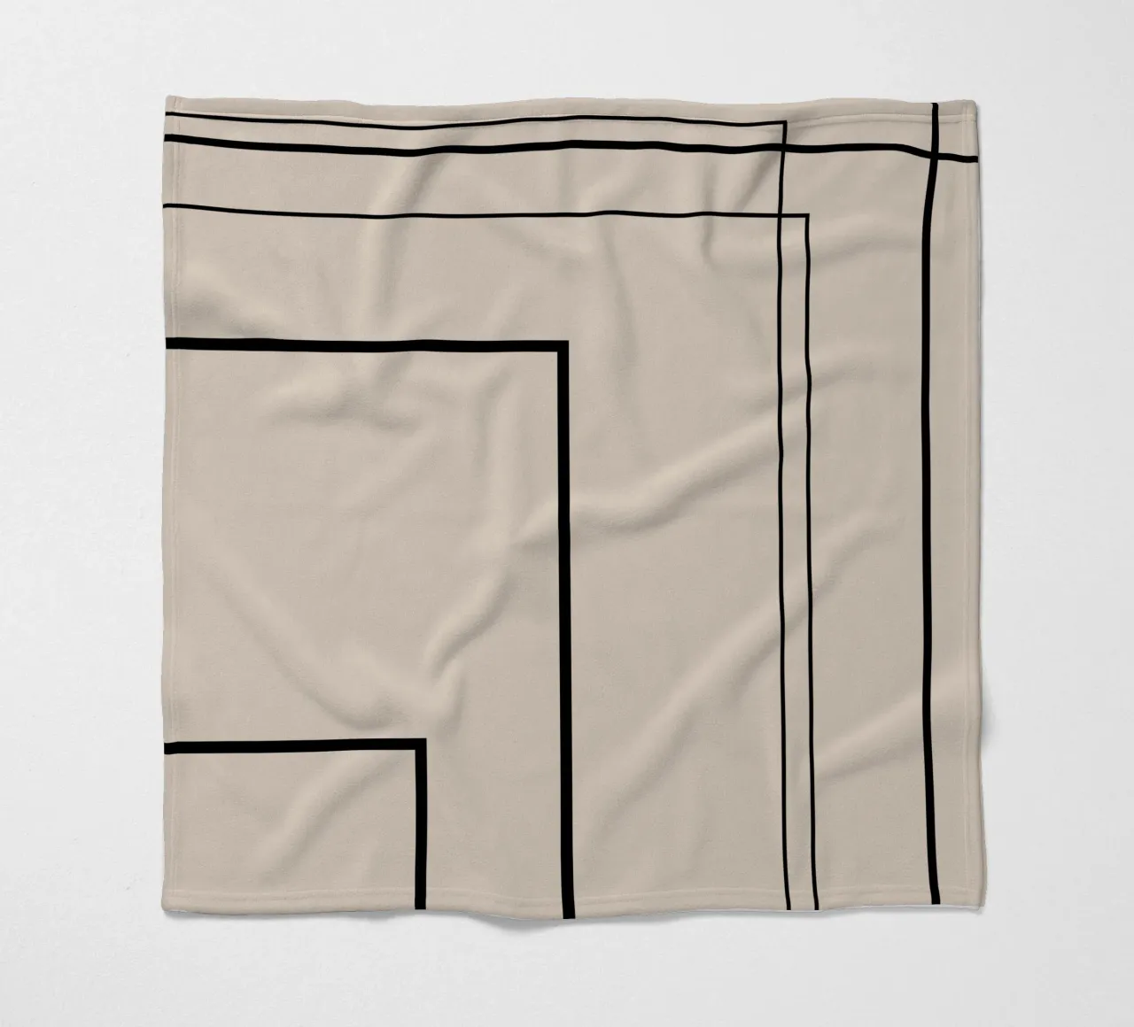 Lines Fleecedecke von Art by VSL