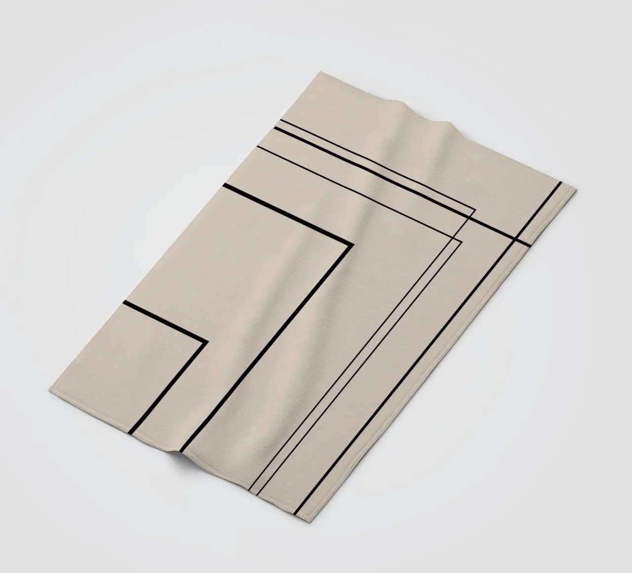 Lines Fleecedecke von Art by VSL