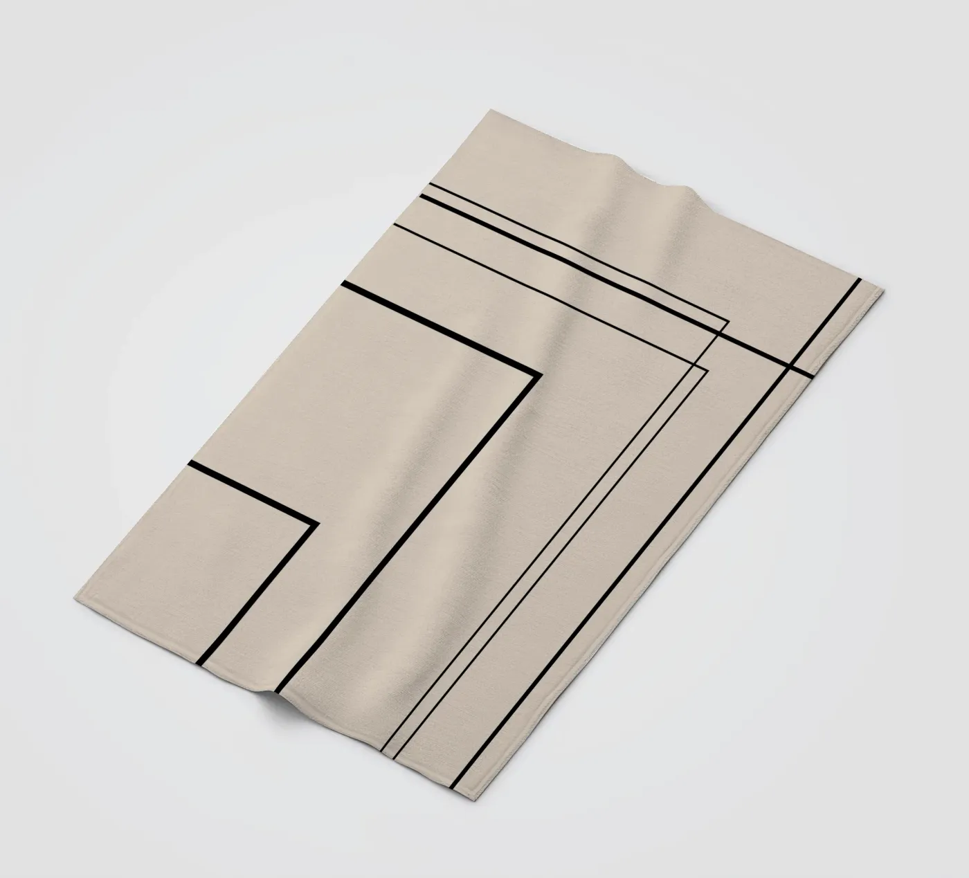 Lines Fleecedecke von Art by VSL