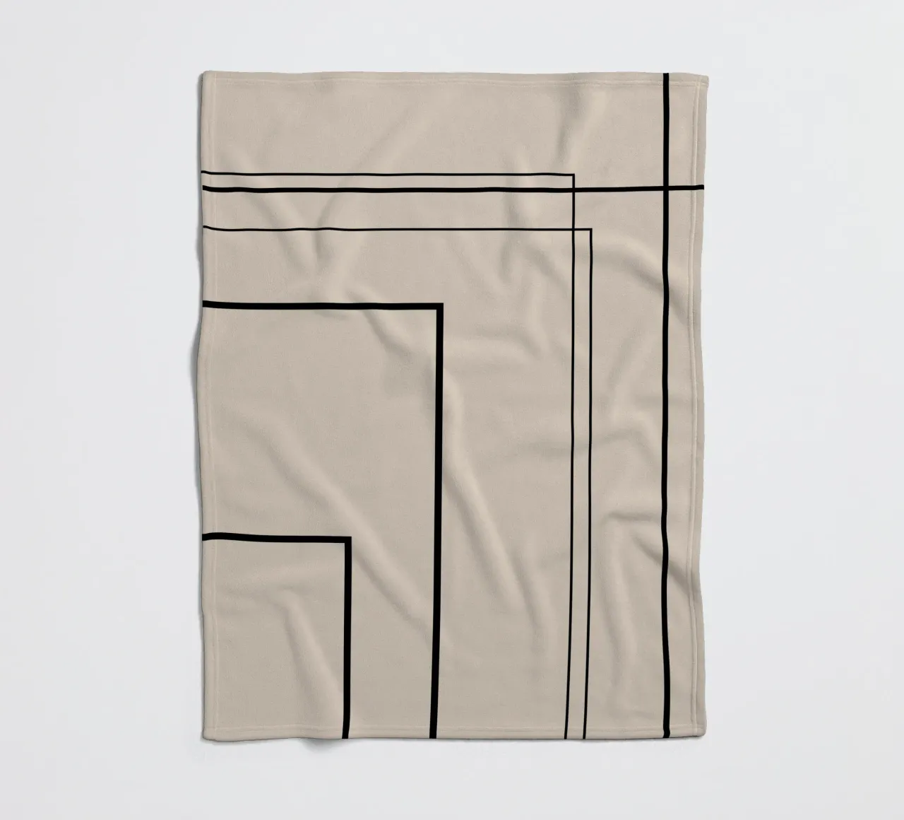 Lines Fleecedecke von Art by VSL