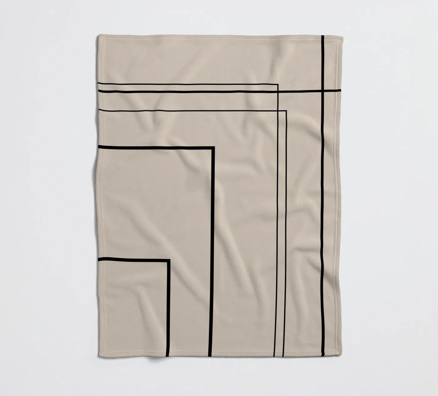 Lines Fleecedecke von Art by VSL