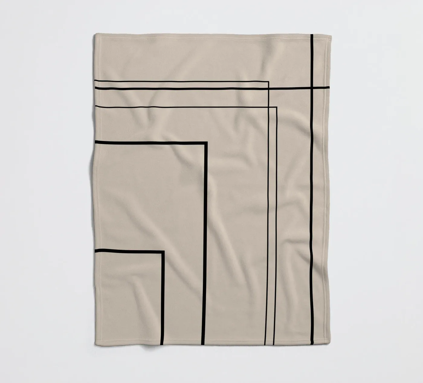 Lines Fleecedecke von Art by VSL