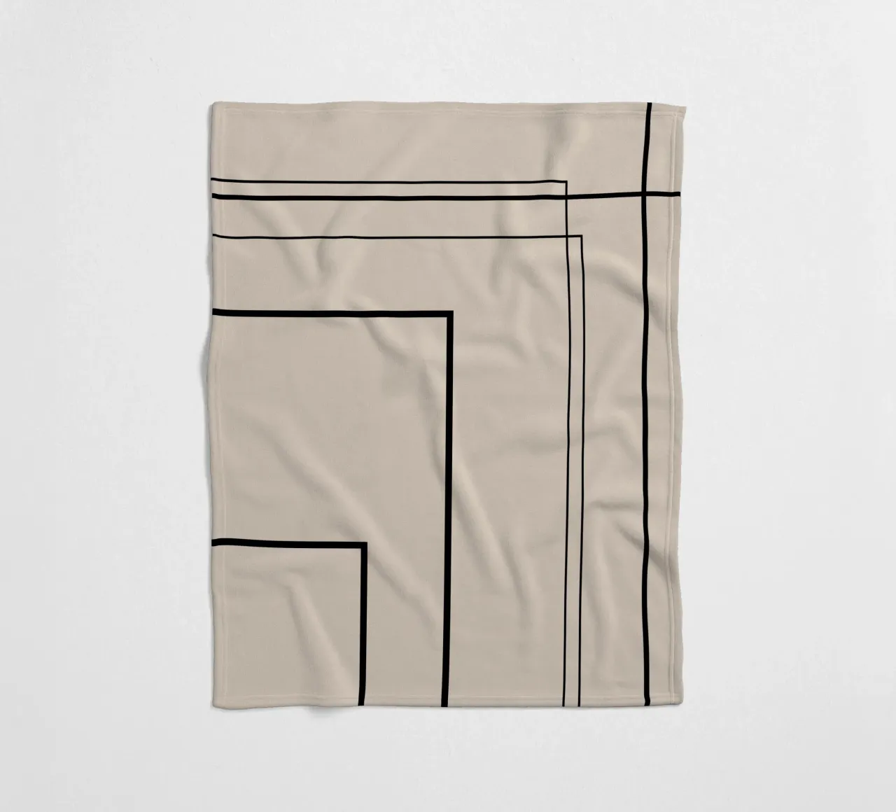 Lines Fleecedecke von Art by VSL