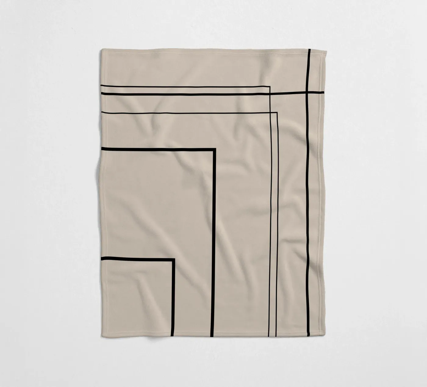 Lines Fleecedecke von Art by VSL