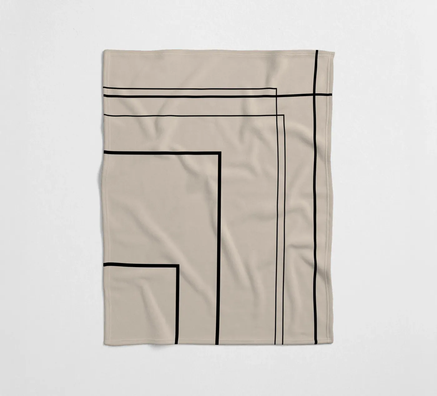 Lines Fleecedecke von Art by VSL