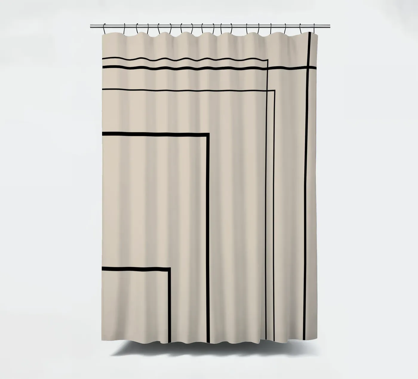 Lines douchegordijn van Art by VSL