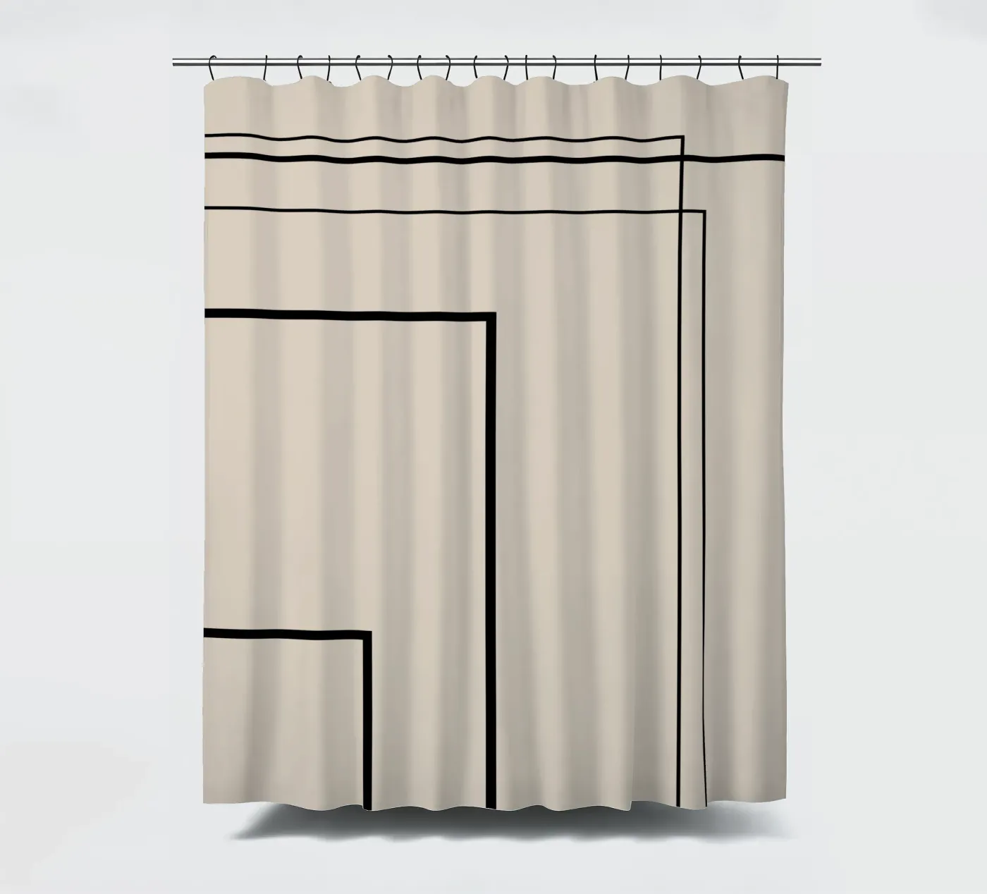 Lines Duschvorhang von Art by VSL