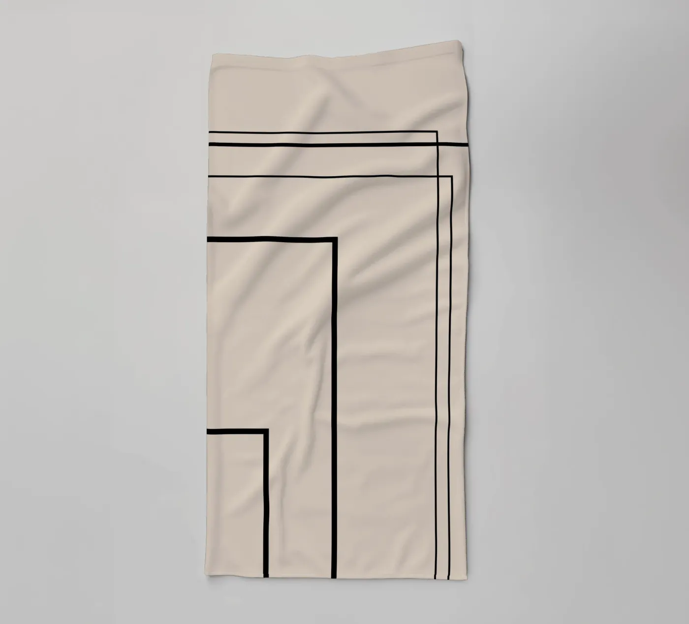 Lines badhanddoek van Art by VSL