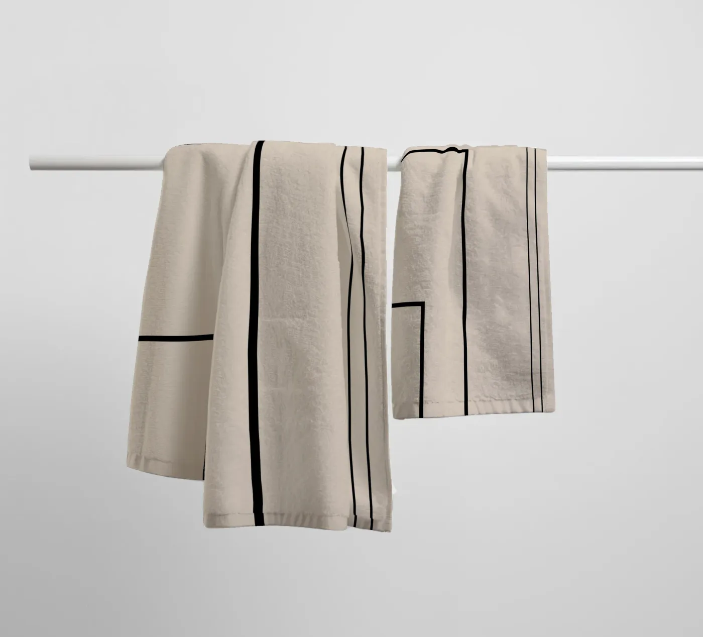 Lines badhanddoek van Art by VSL