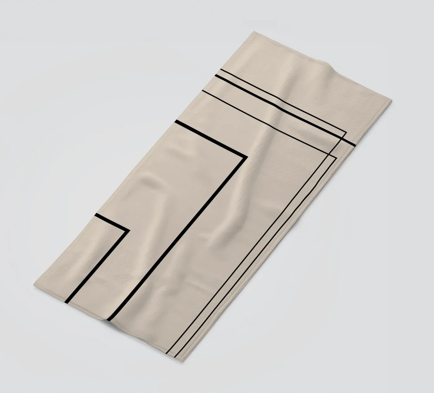 Lines beach towel by Art by VSL