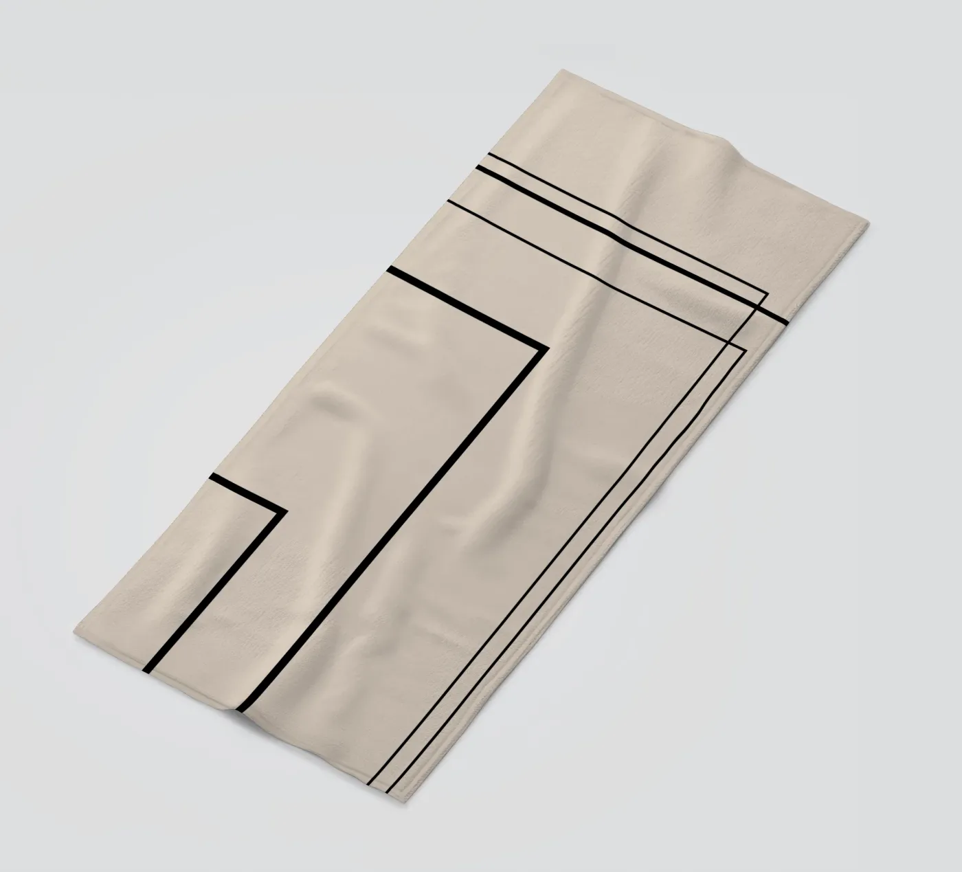 Lines strandhanddoek van Art by VSL