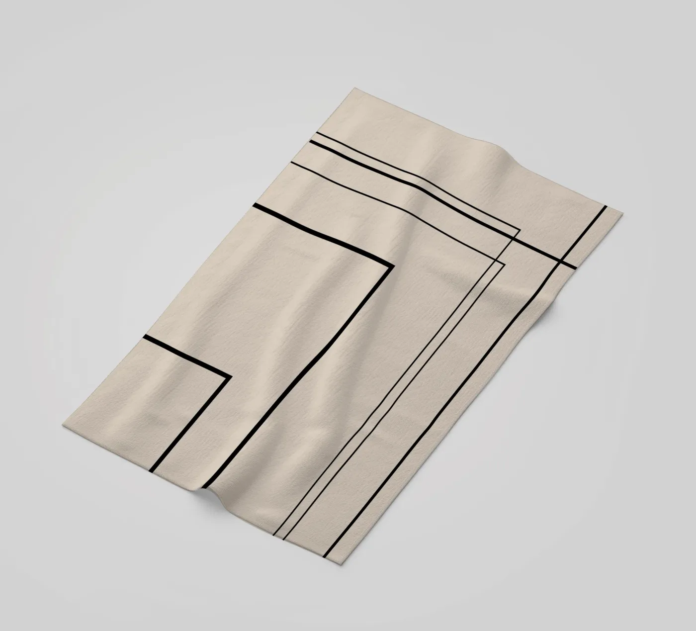 Lines strandhanddoek van Art by VSL