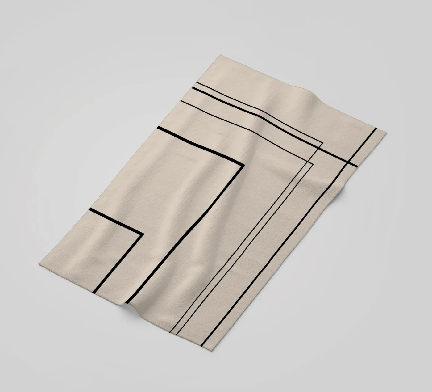 Lines strandhanddoek van Art by VSL