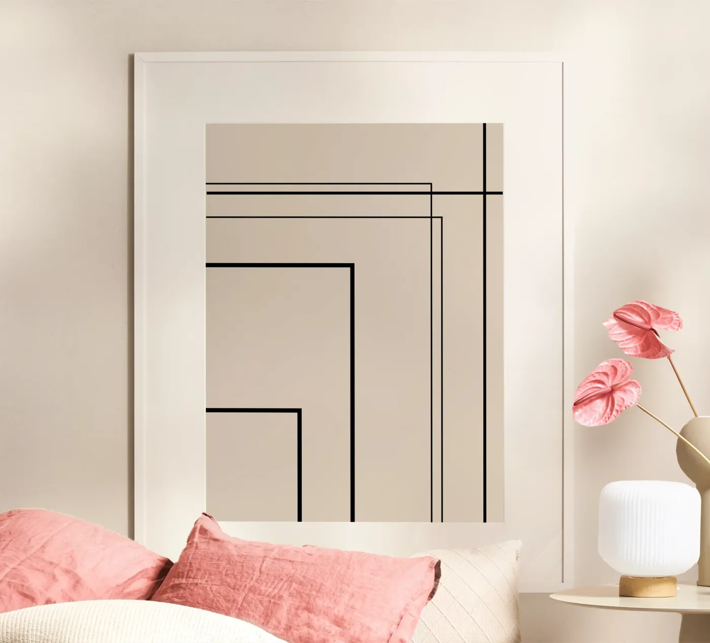 Lines poster van Art by VSL