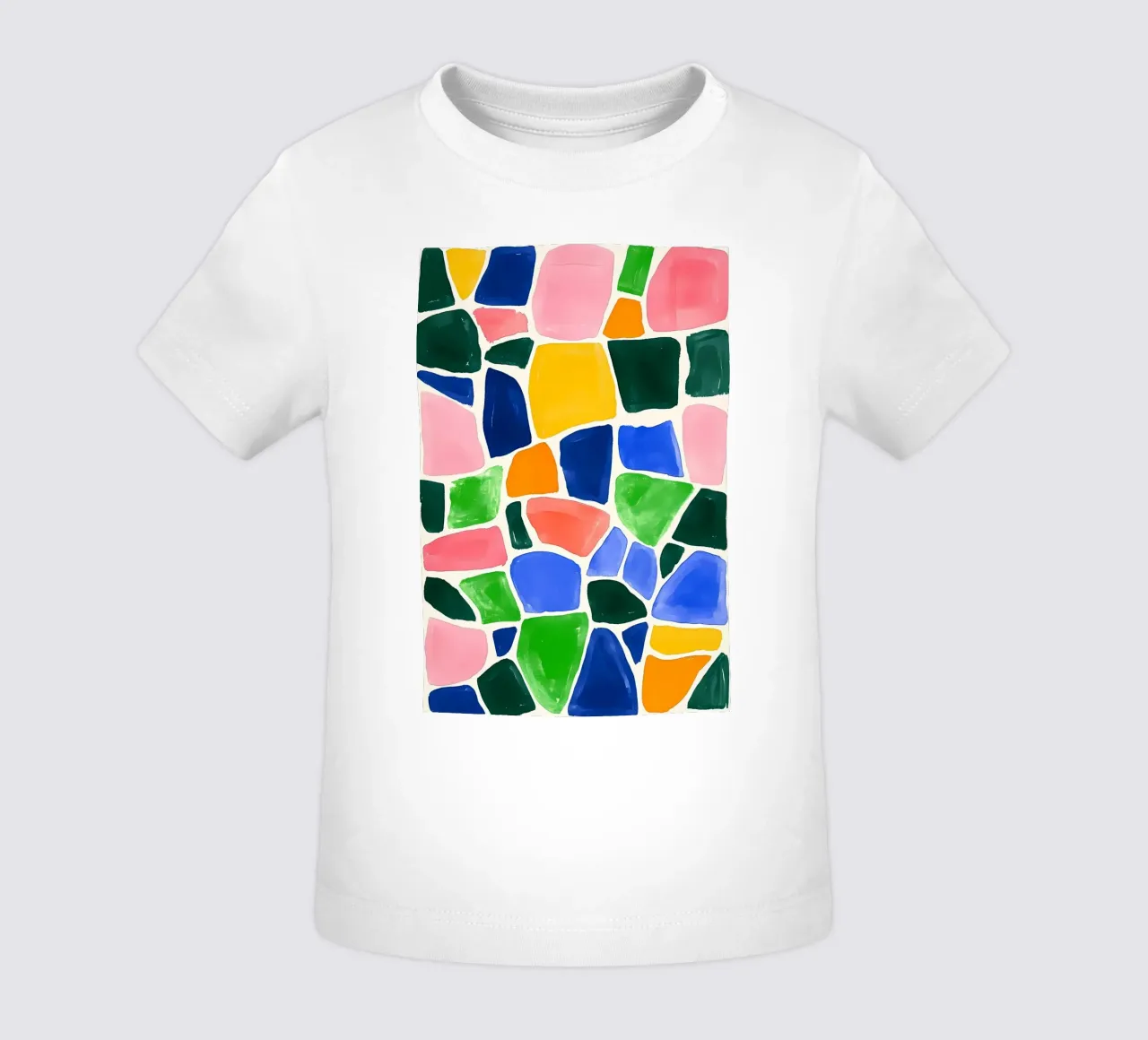 Mosaico colorato maglietta neonato da IamHomeStudio