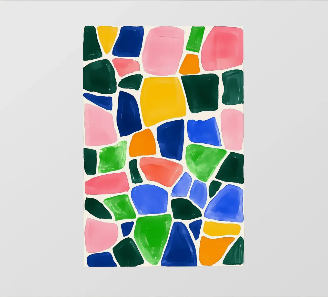 Mosaico colorato telo in pvc da IamHomeStudio