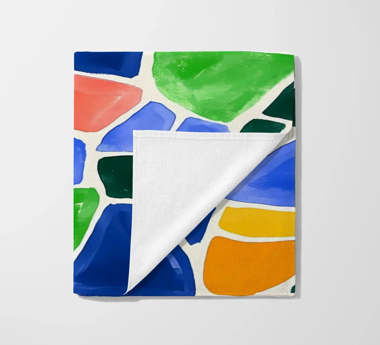 Mosaico colorato telo mare da IamHomeStudio