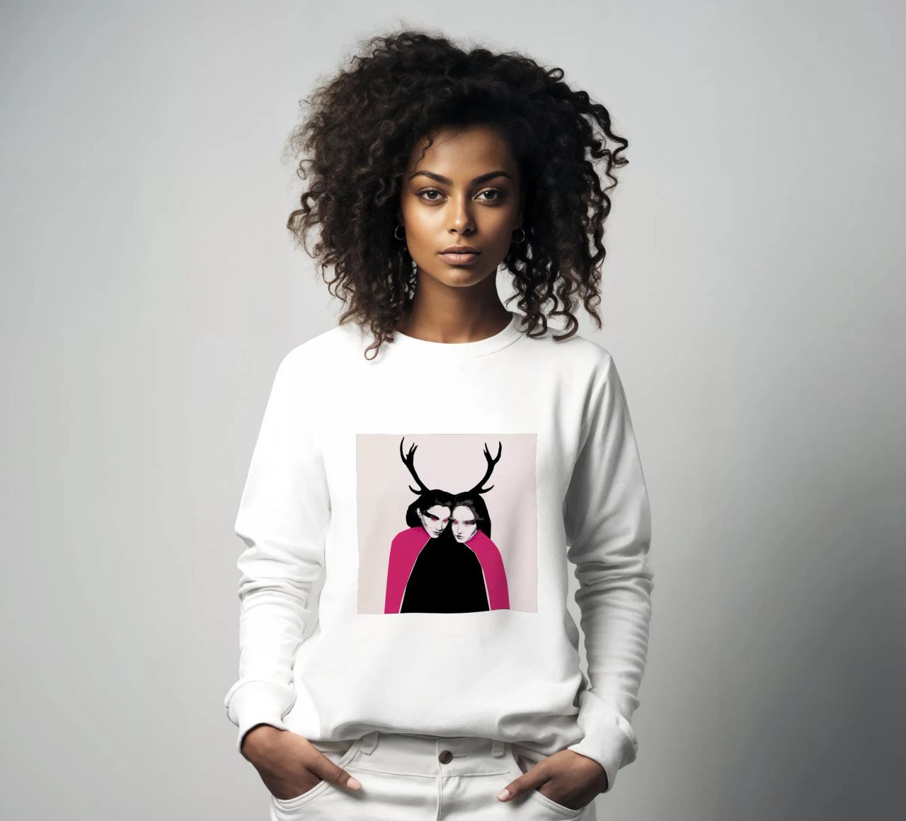 Horns sudadera de Agnes KR Patience