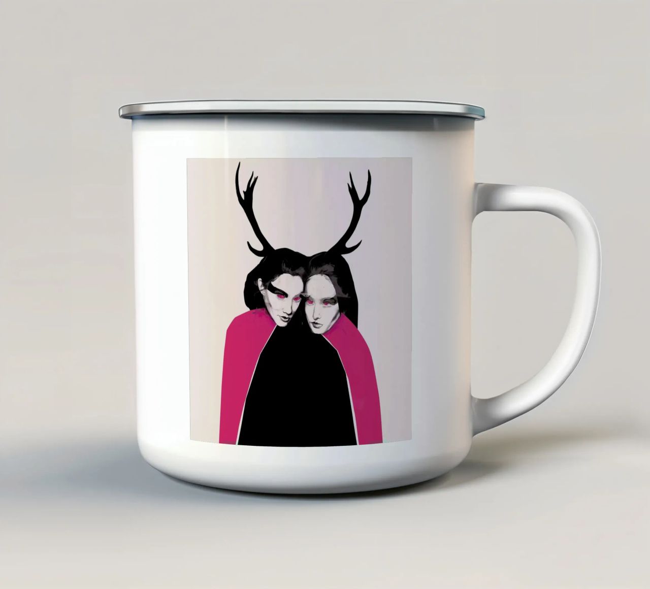 Horns tazza in smalto da Agnes KR Patience