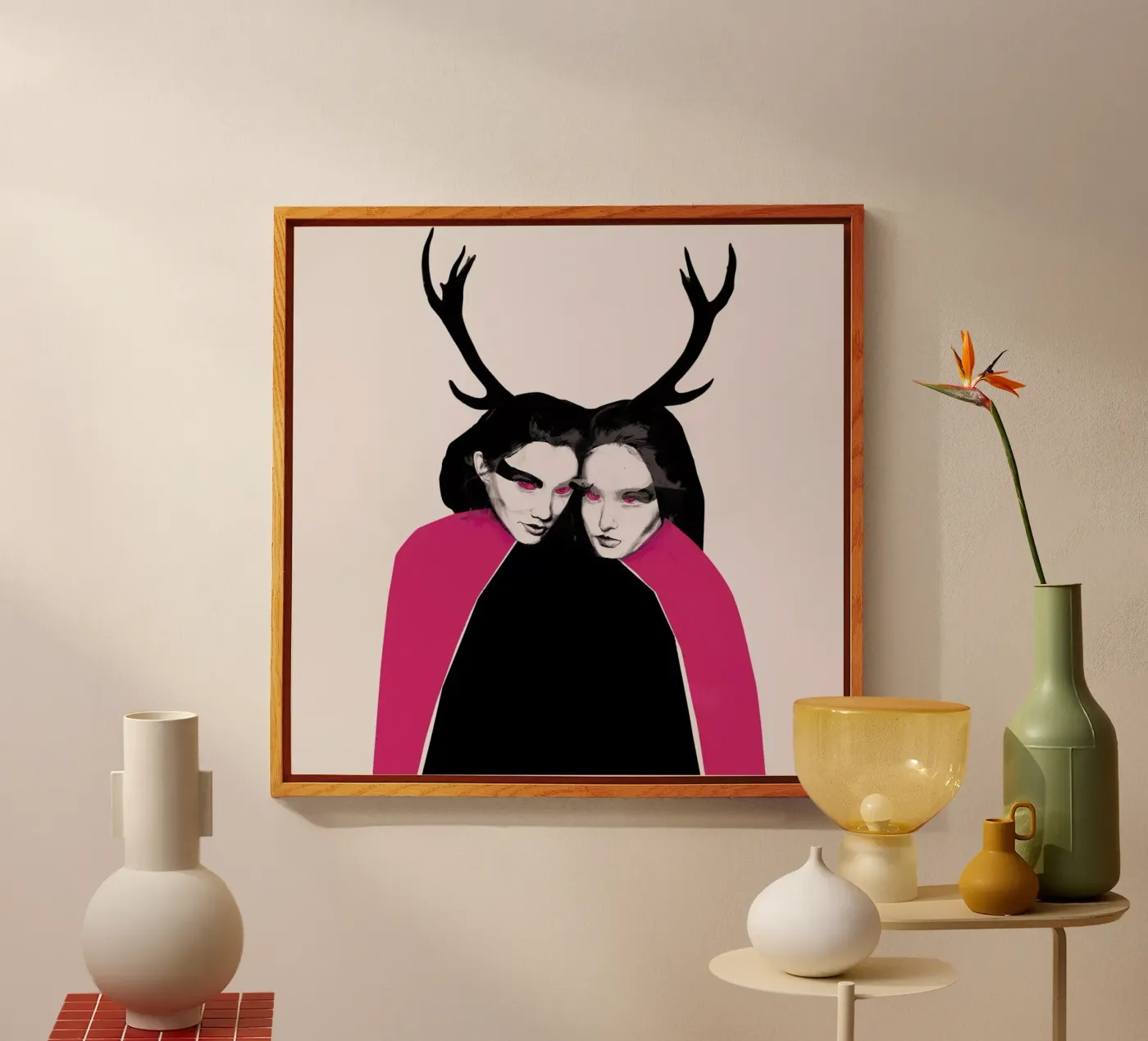 Horns Acryl-Glas von Agnes KR Patience