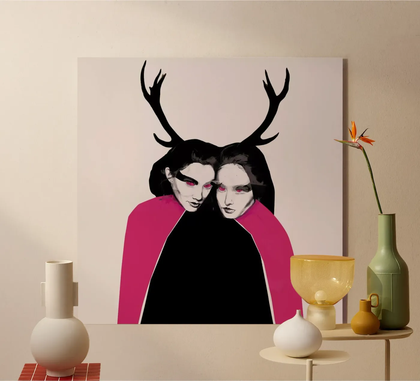 Horns Acryl-Glas von Agnes KR Patience