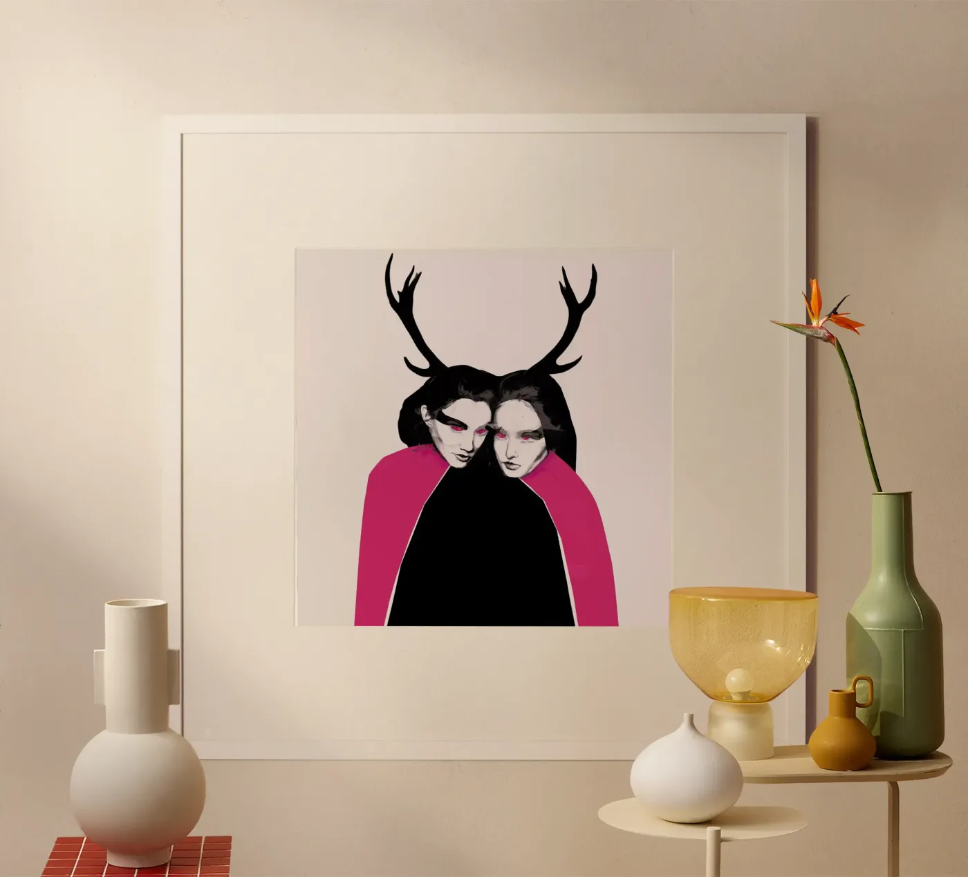 Horns poster van Agnes KR Patience