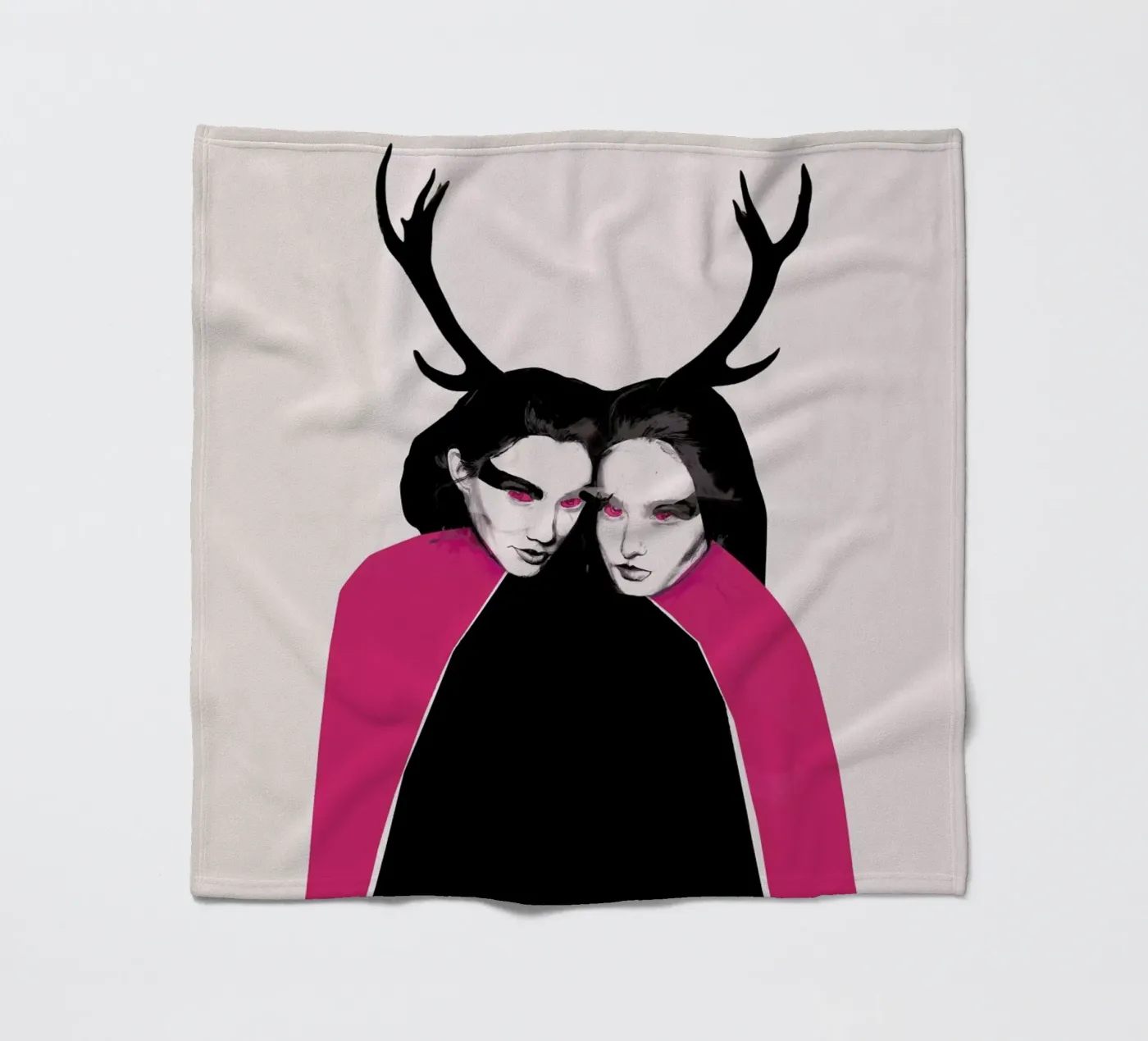 Horns fleecedeken van Agnes KR Patience