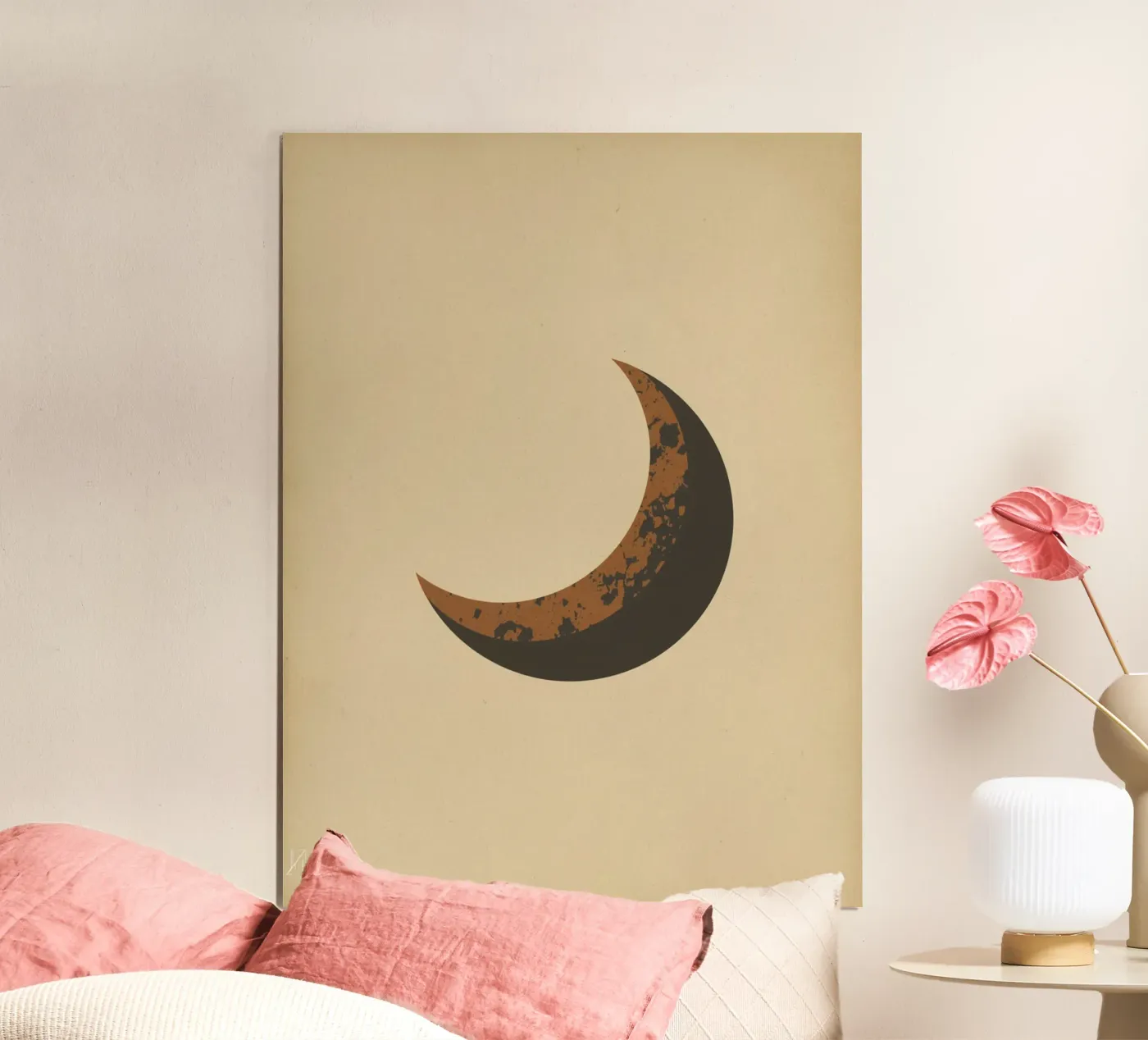 Grainy Moon Phase poster da Strangersness