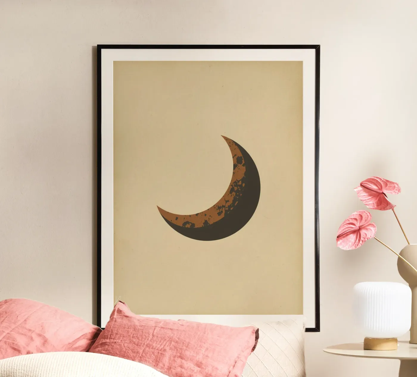 Grainy Moon Phase poster da Strangersness