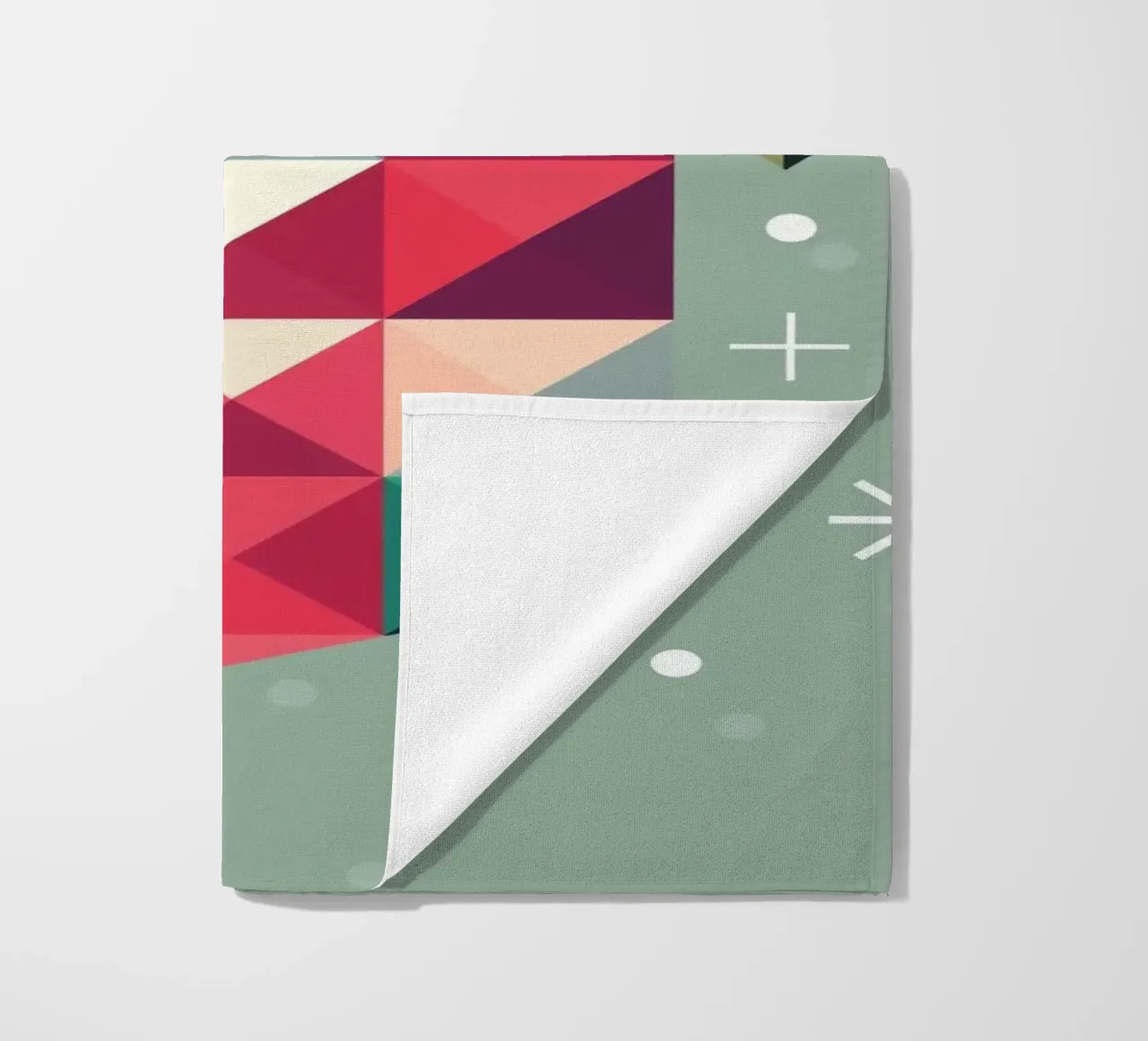 Colourful Christmas stocking full of presents - Festive joy beach towel by namosh