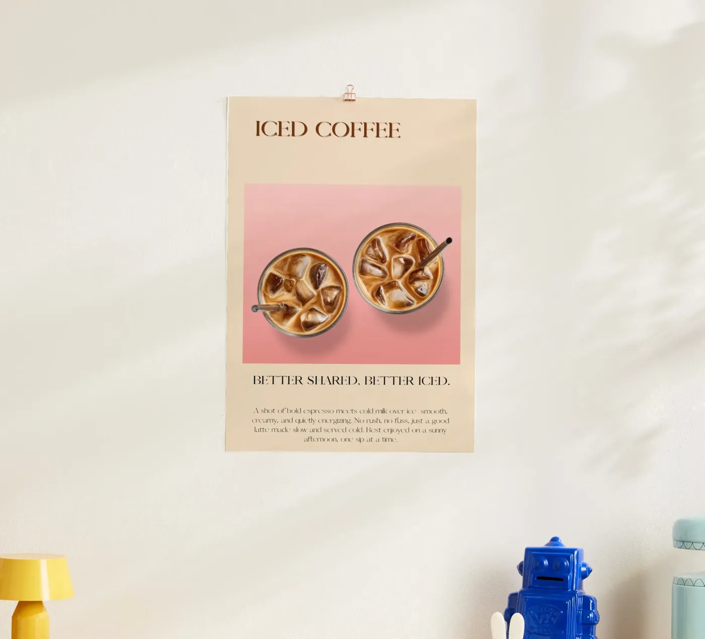 Iced Coffee poster da Nour Studio