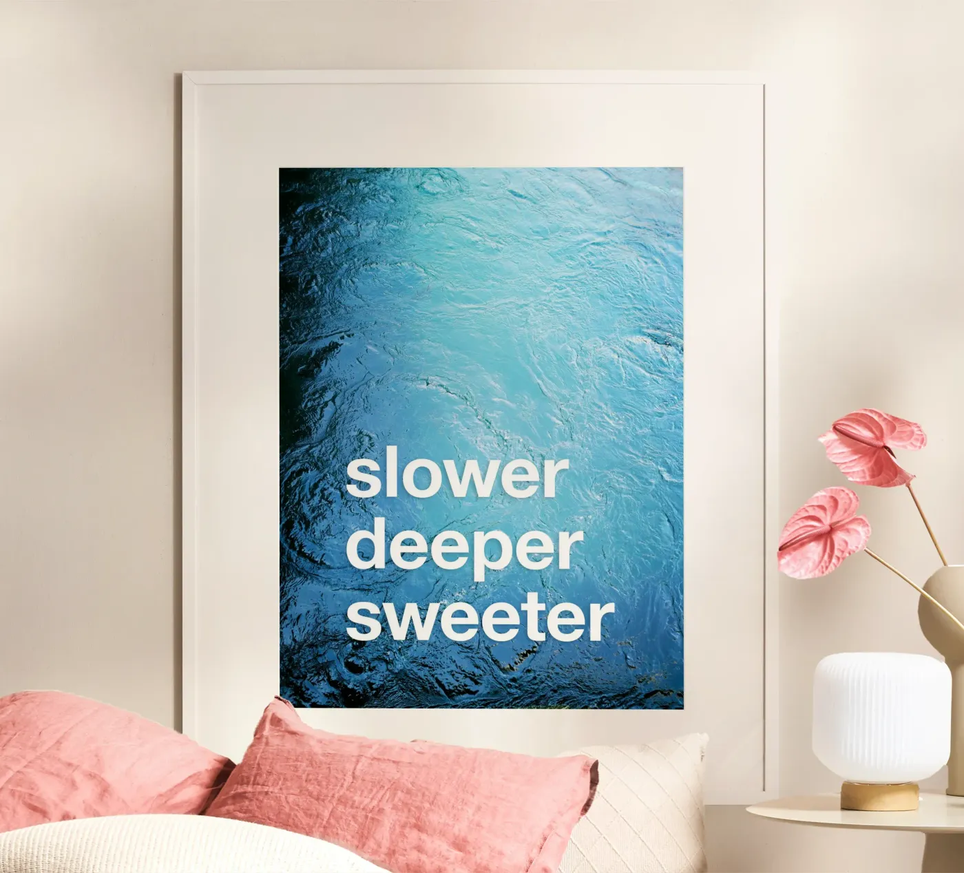 Slower deeper sweeter poster by Angel Heart