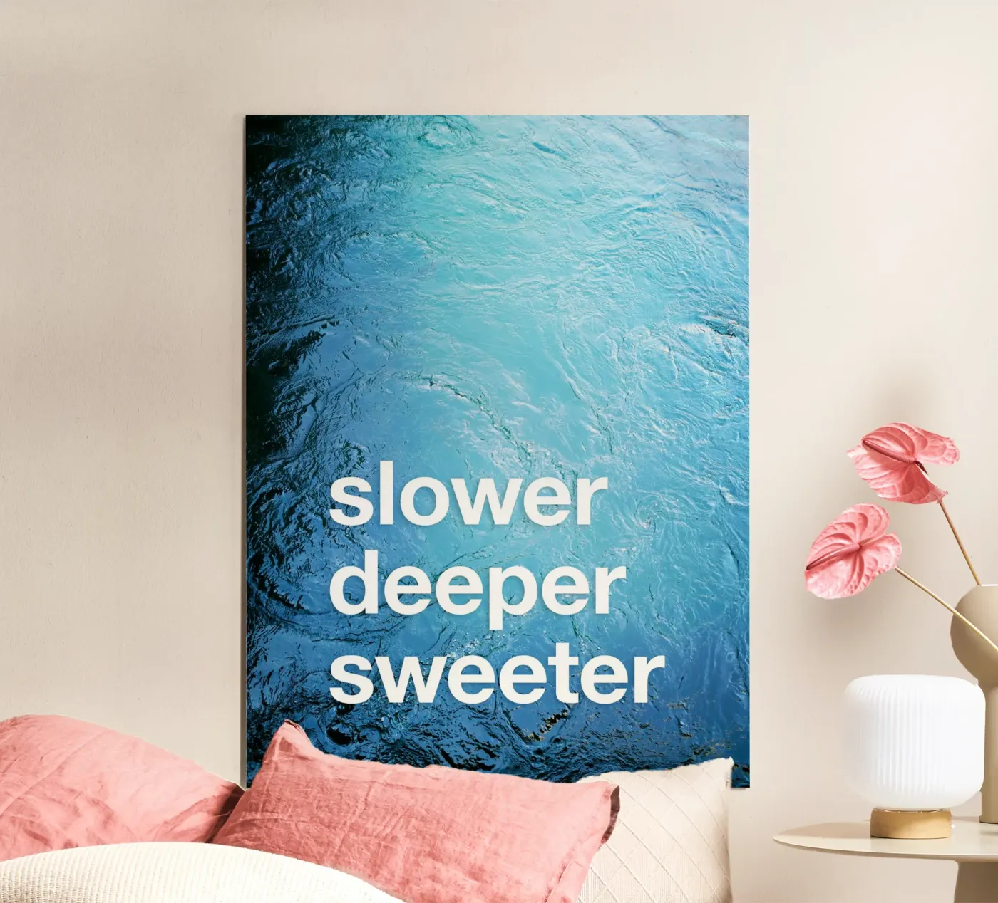 Slower deeper sweeter poster by Angel Heart