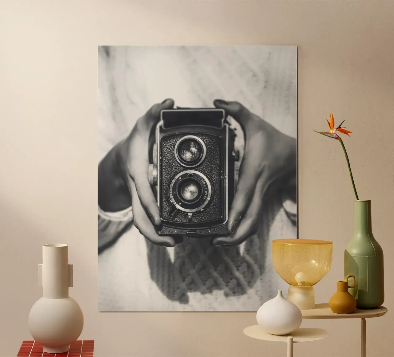 Macchina fotografica vintage - design fotografico retrò per gli amanti dell'arte carta hahnemühle da Whole©