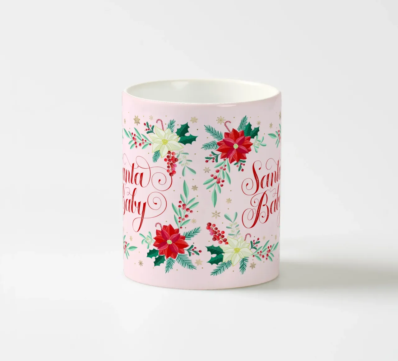 Babbo Natale. Buon Natale, tesoro mio. tazza in ceramica da CalliLetters