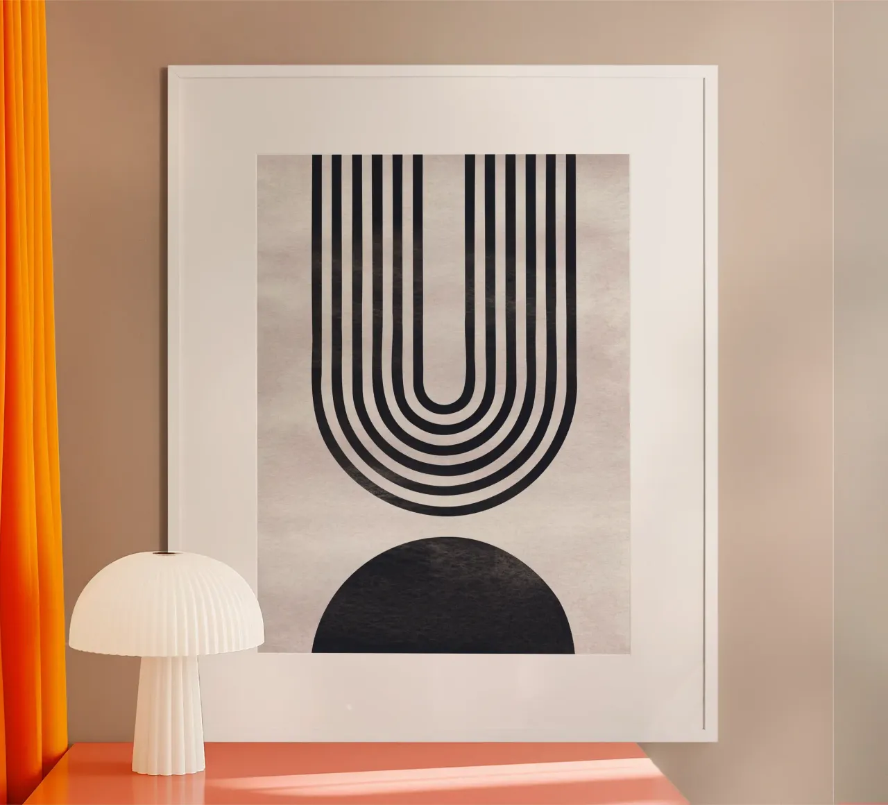 Abstract line art" - Modern minimalist design hahnemühle by Whole©