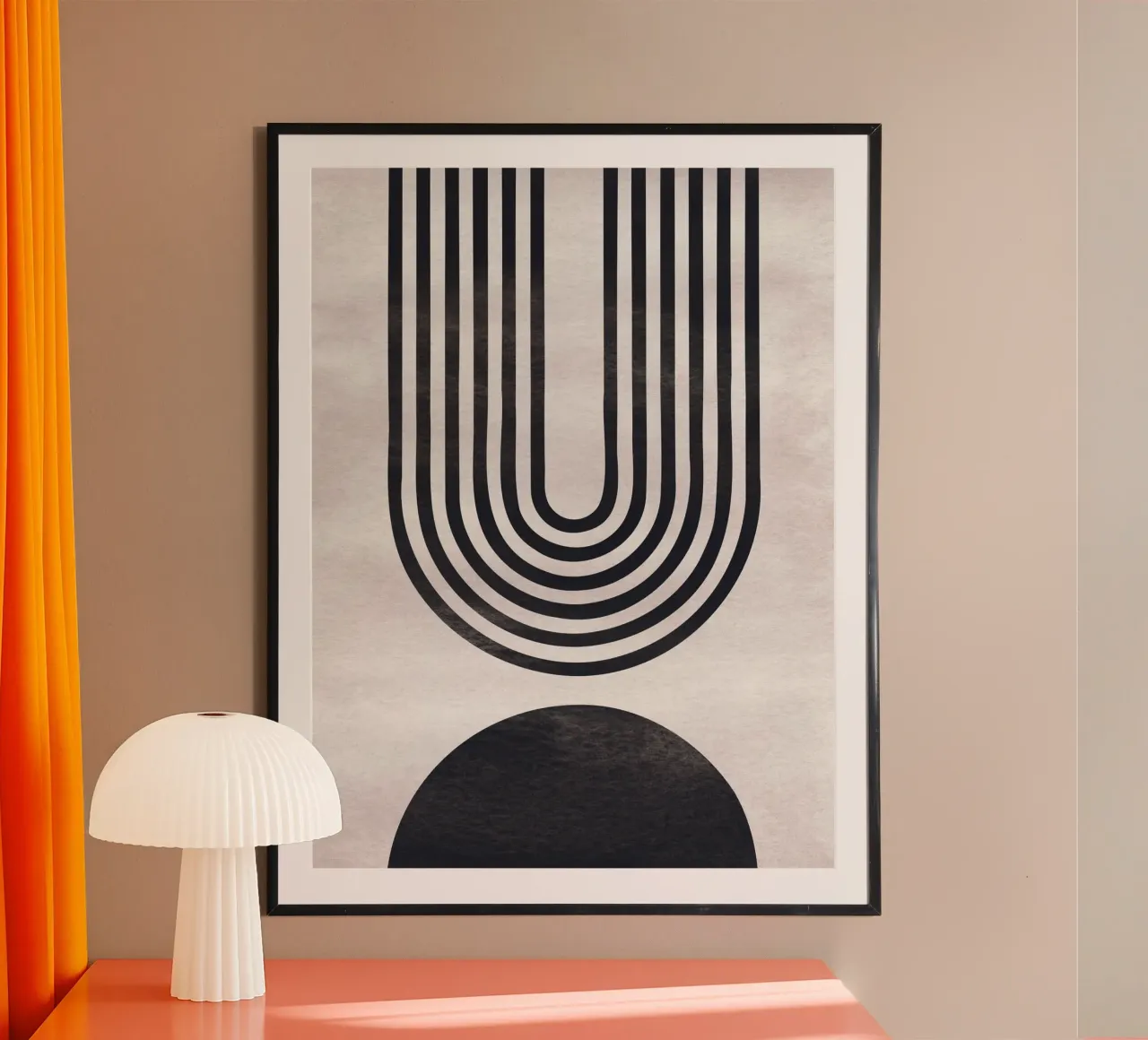 Abstract line art" - Modern minimalist design hahnemühle by Whole©