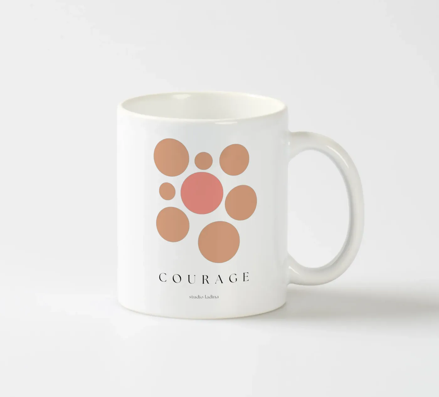 Courage ceramic mug by studio.ladina