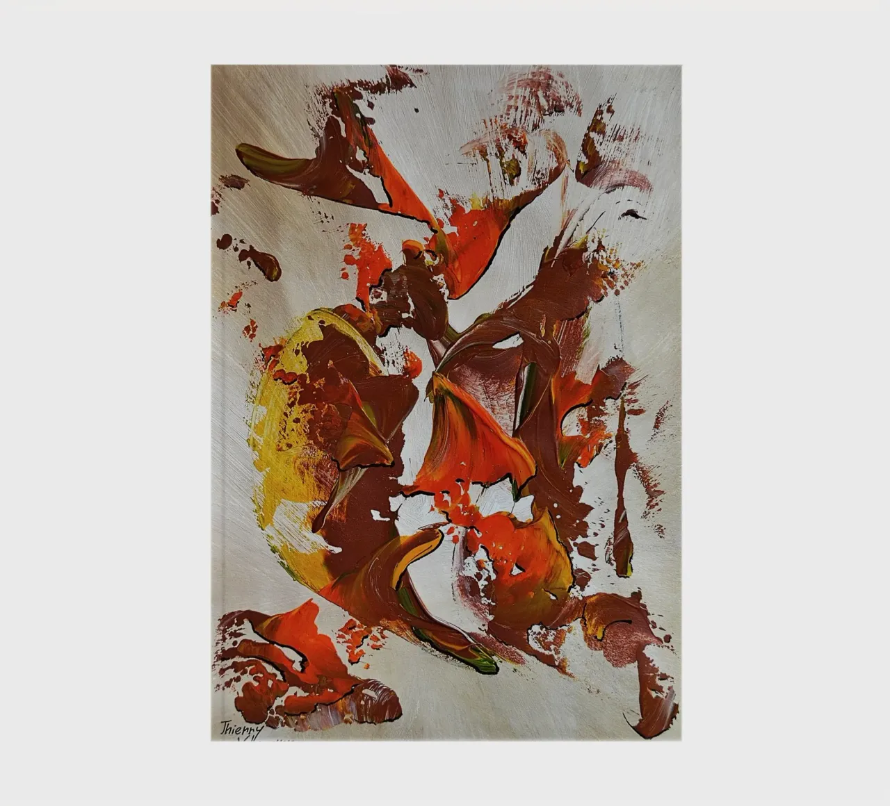 IDEAL GIFT 37 Notizbuch von Thierry Vobmann Abstract painting