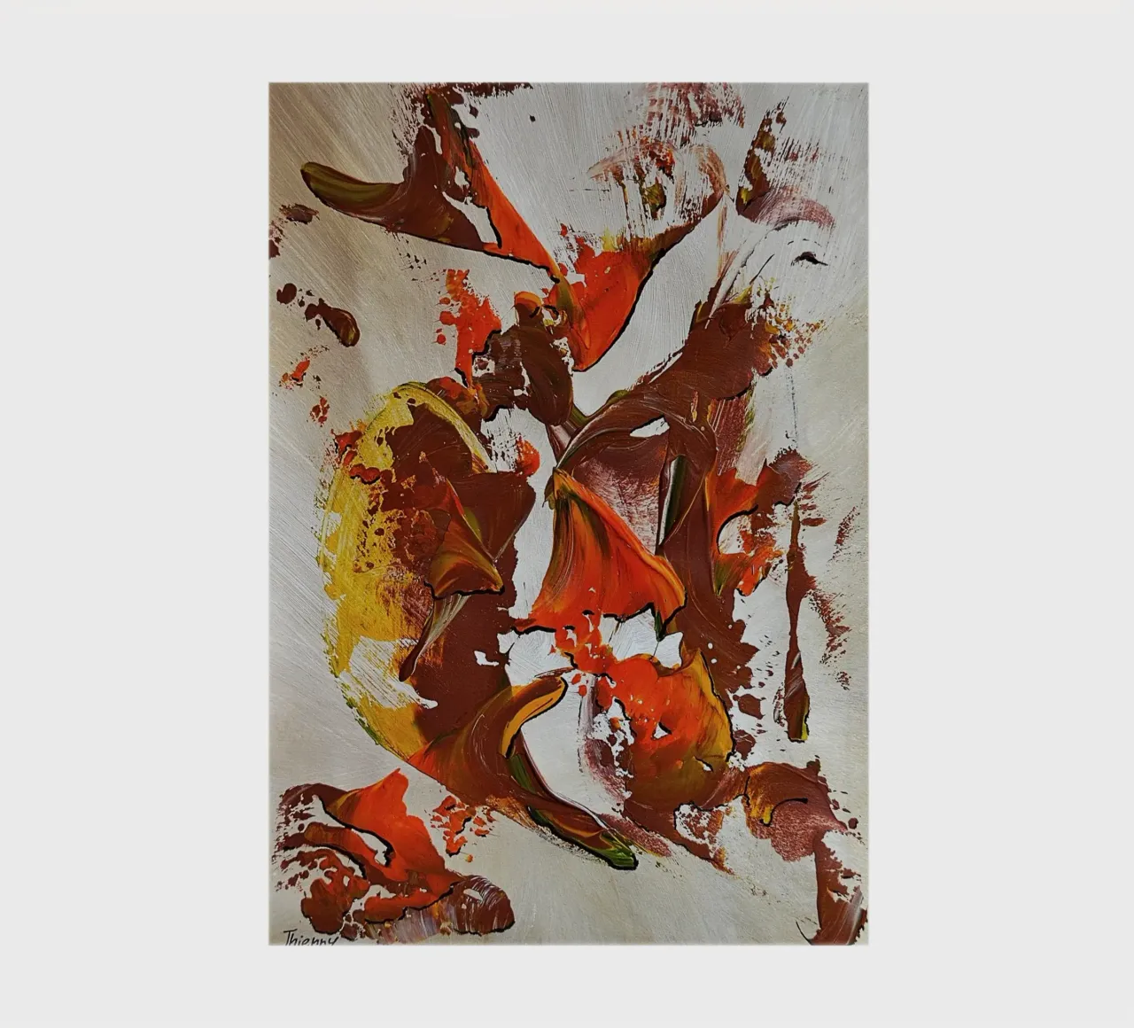 IDEAL GIFT 37 Notizbuch von Thierry Vobmann Abstract painting