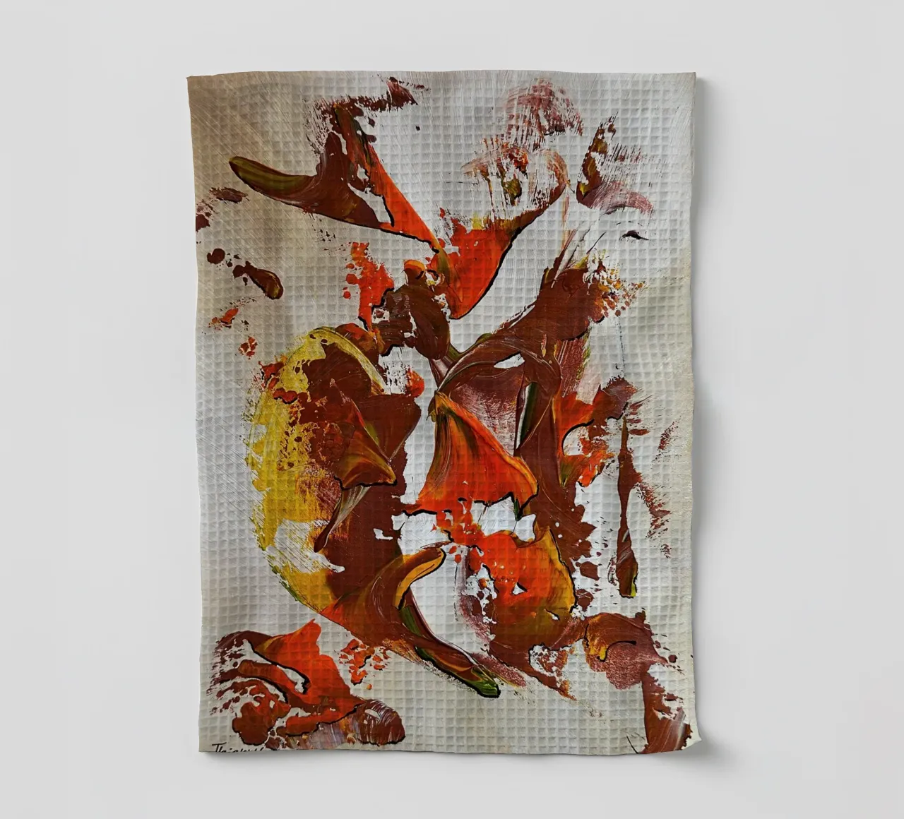 IDEAL GIFT 37 Geschirrtuch von Thierry Vobmann Abstract painting