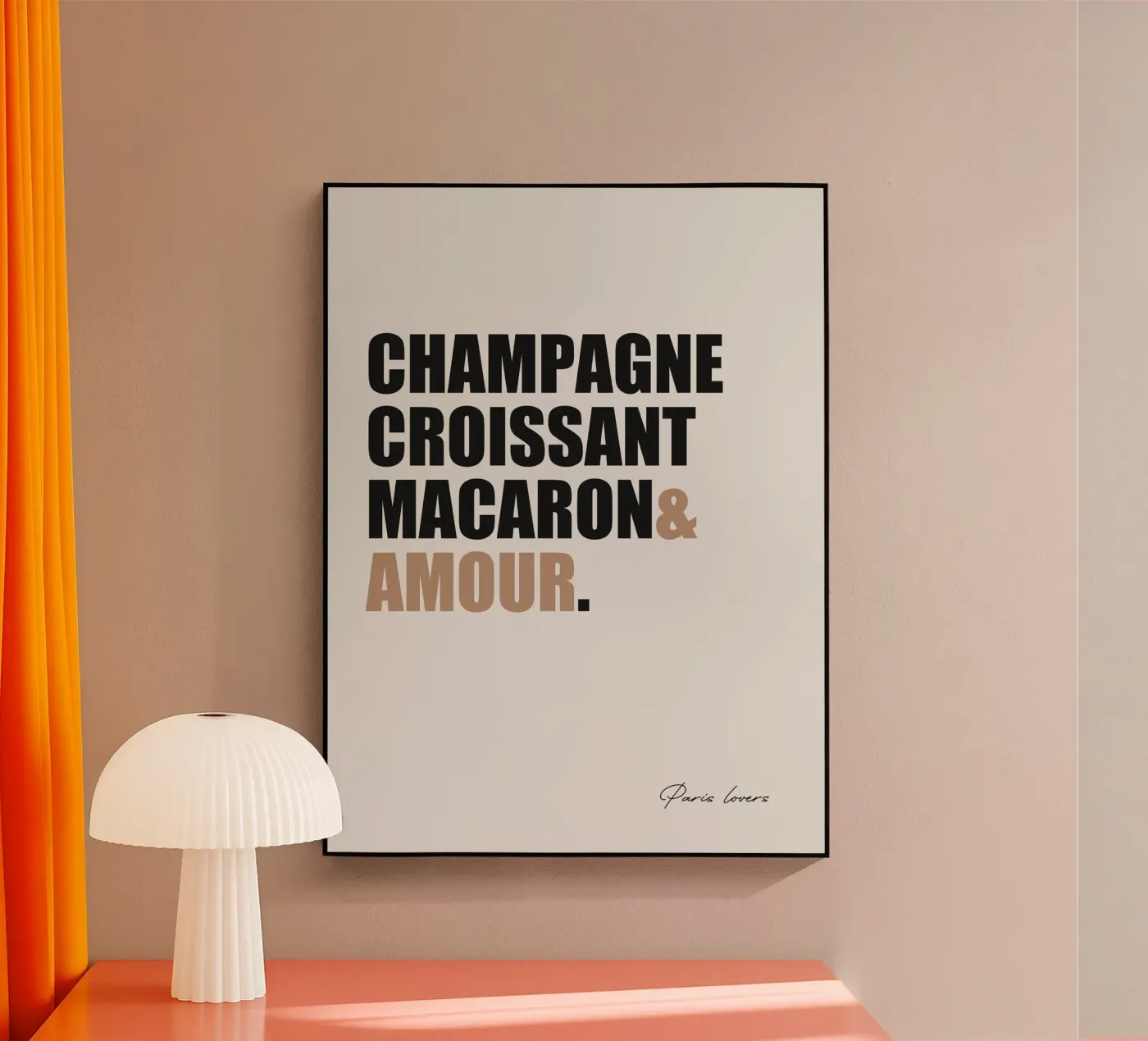 Paris Lovers acryl van Ana Paula Hoppe