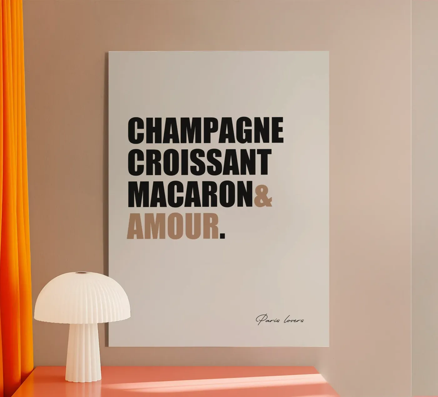 Paris Lovers acryl van Ana Paula Hoppe