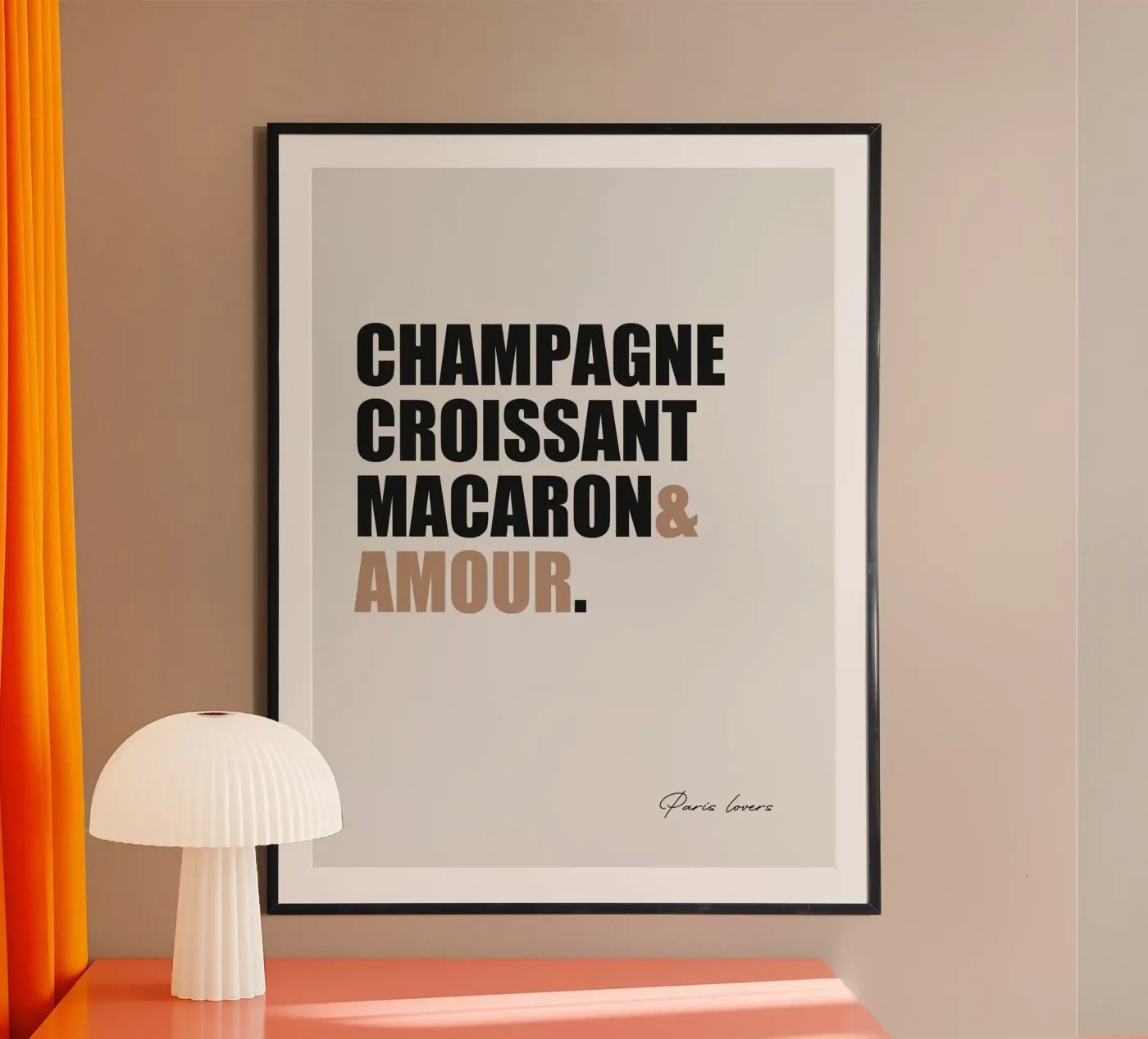 Paris Lovers poster da Ana Paula Hoppe