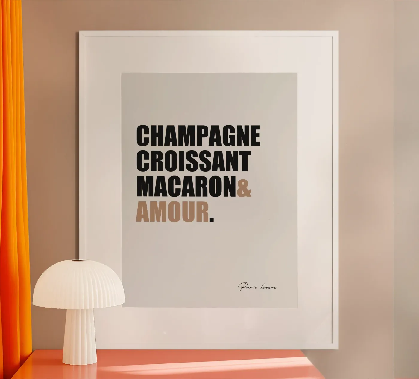 Paris Lovers poster da Ana Paula Hoppe