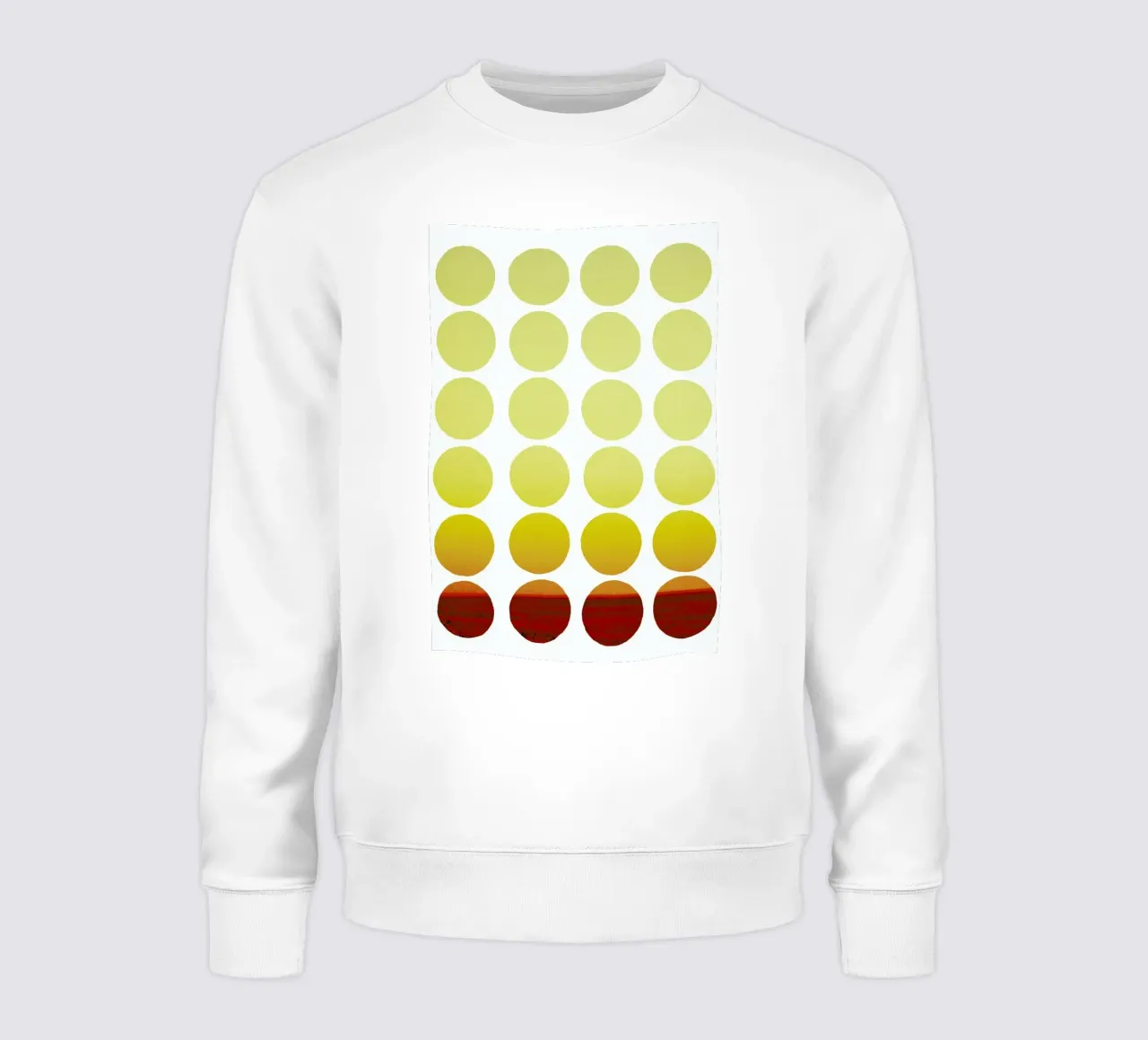 Warm dots Sweatshirt von Stoian Hitrov