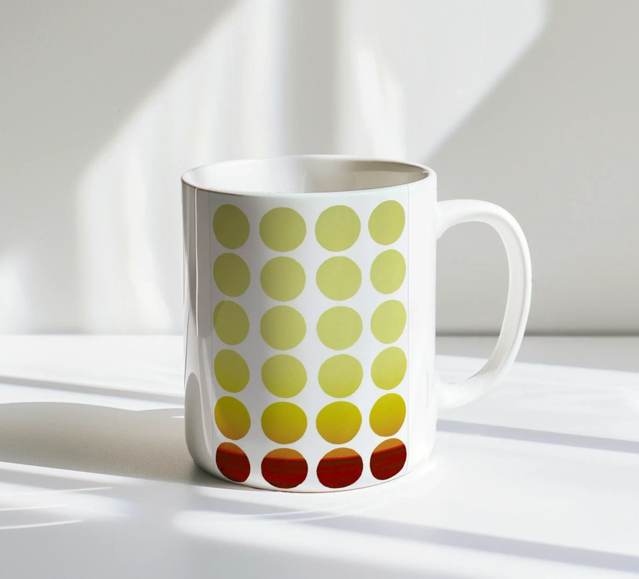 Warm dots tazza in ceramica da Stoian Hitrov