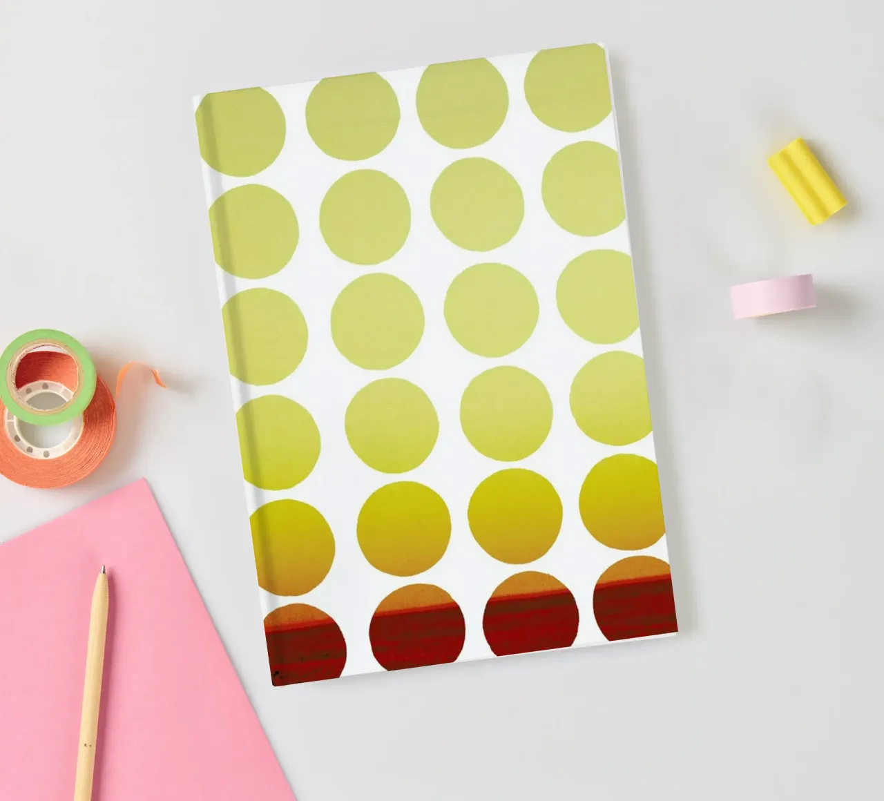 Warm dots notebook by Stoian Hitrov