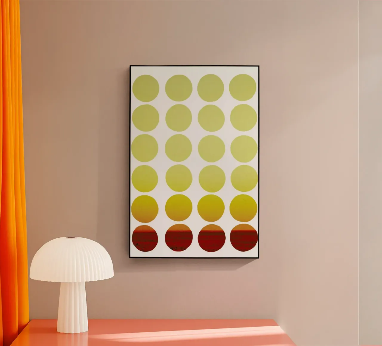 Warm dots plexiglass da Stoian Hitrov